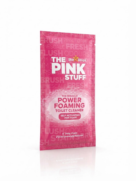 Pink Stuff Stuff Miracle Foaming Toilet Cleaner 3x100g пінний порошок для чищення туалету 005024 фото